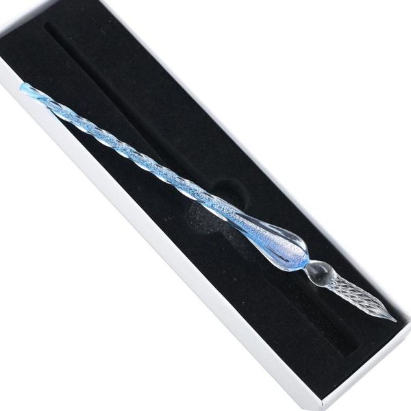 

glass pen signature fountain office supplies with gift box pens