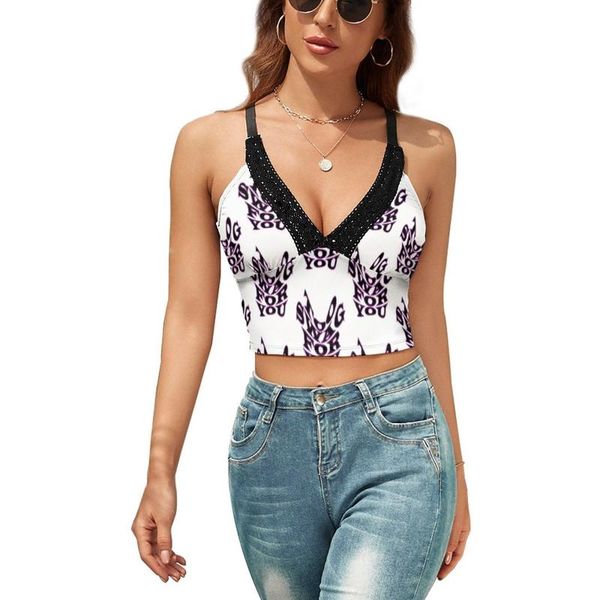 

women's tanks & camis swag tank strap custom trendy camisole fitness teens fashion crop, White