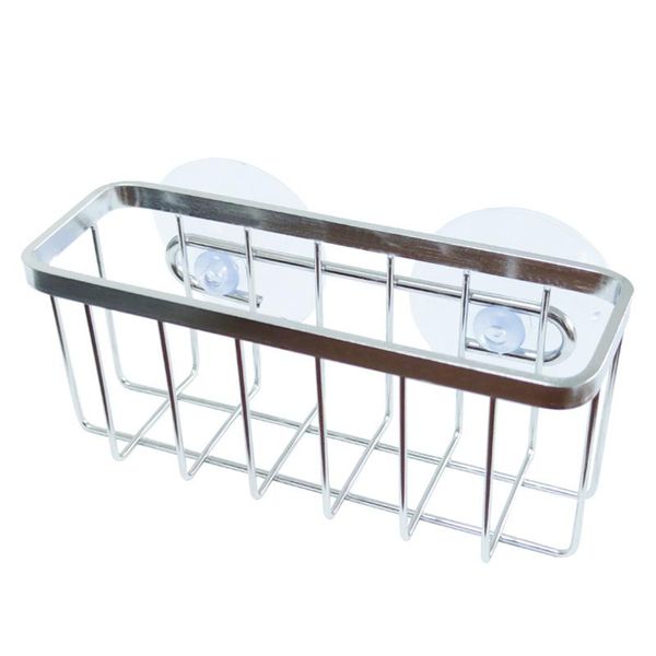 

kitchen storage & organization stainless steel sponge brush holder sink organizer basket rack soap hanging drying accessories