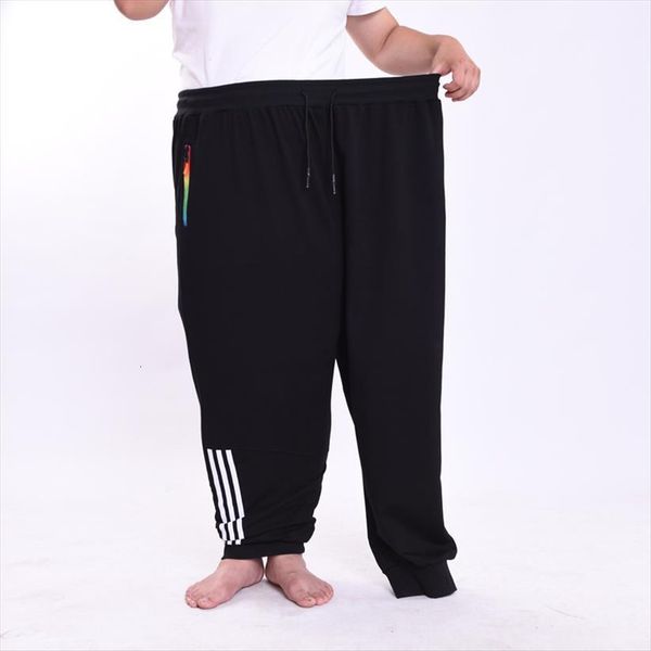 

colorful zipper baggy super women pant loose elastic harem cotton sweatpants casual trousers large big plus size 9xl 10xl, Black