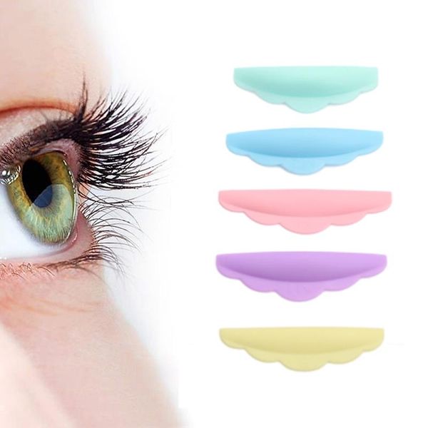 

eyelash curler 5 pairs silicone perming pad lashes rods shield lifting 3d