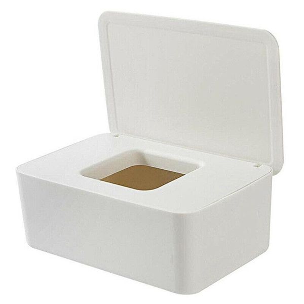 

tissue boxes & napkins wet wipes dispenser holder storage box case with lid for home office hg99
