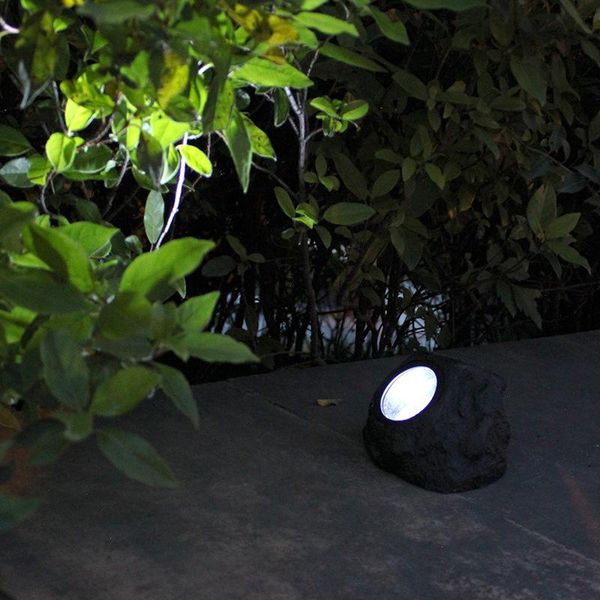 

solar lamps light 4led simulation stone outdoor garden lawn decorative lighting waterproof courtyard spotlight