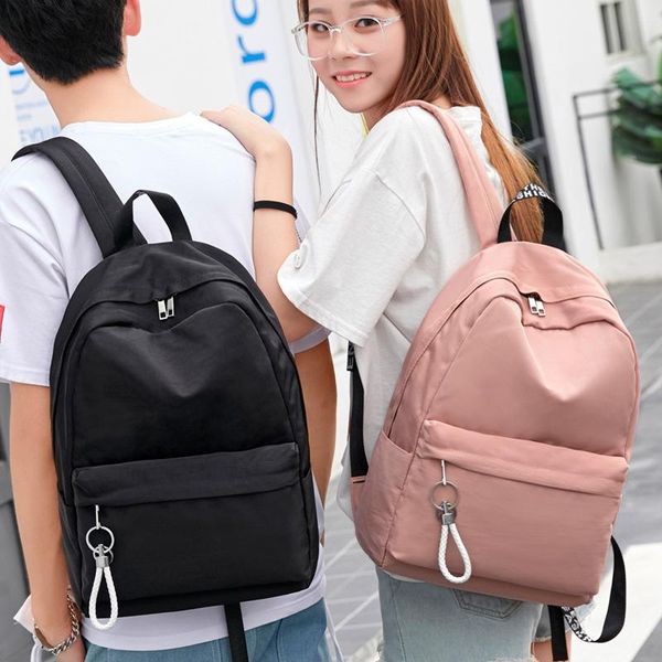 

backpack aosbos nylon waterproof school bag solid large capacity backpacks for men women travel lapstudent