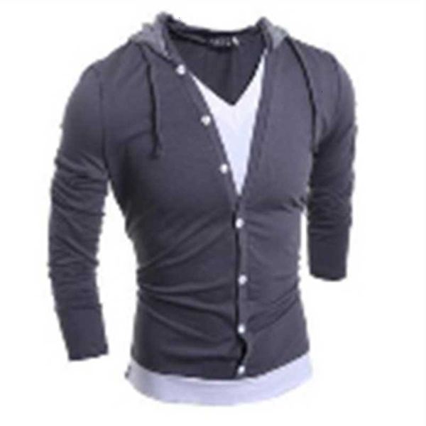 

men's t-shirts summer men oversize slim v-neck long sleeve thin hoodies t-shirts casual teenager simple fashion tees fake two pieces p, White;black