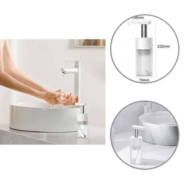 

liquid soap dispenser simple convenient foam household white contact-free