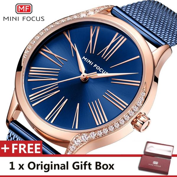 

wristwatches minifocus fashion quartz watch women watches ladies girls wrist female clock montre femme relogio mf0259l.04, Slivery;brown