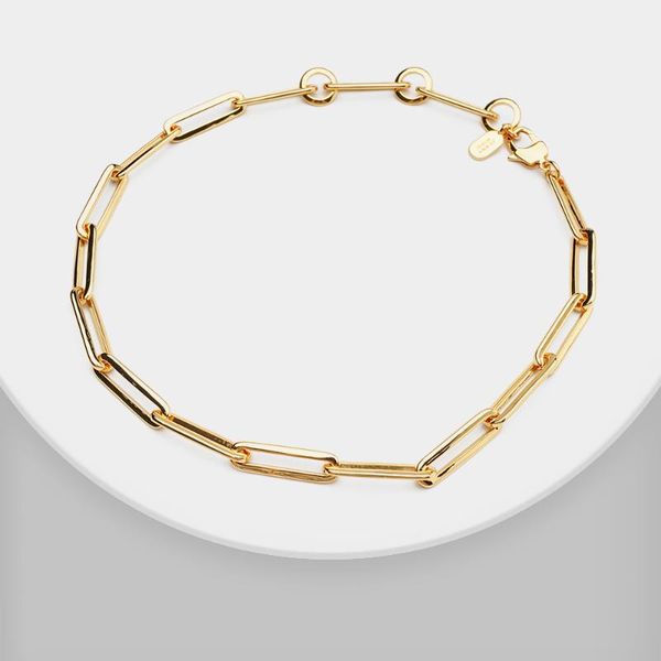 

chokers metal chain fashion jewelry for women 2 colors necklace, Golden;silver