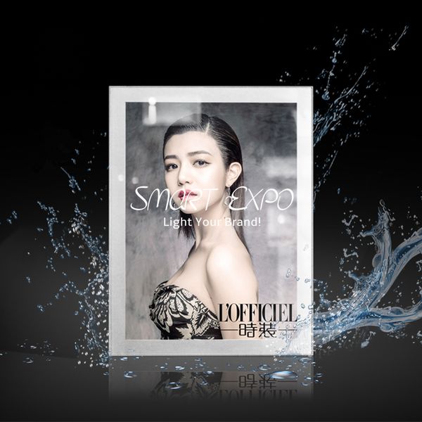 

outdoor waterproof led light box advertising display exterior poster board with wood case packing (40*60cm)