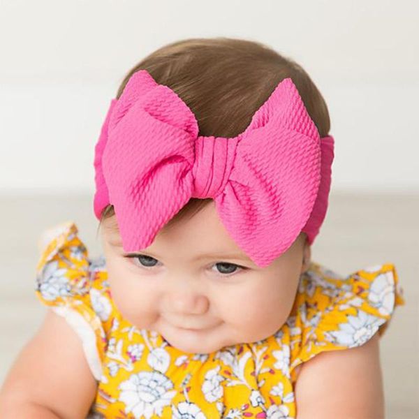 

hair accessories baby head infant girl cute bownot headbands born headwear headdress nylon elastic band gifts props, Slivery;white