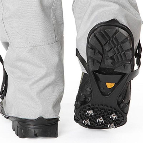 

cords, slings and webbing 1 pair walking cleat ice gripper anti slip shoe spike grip camping climb crampon