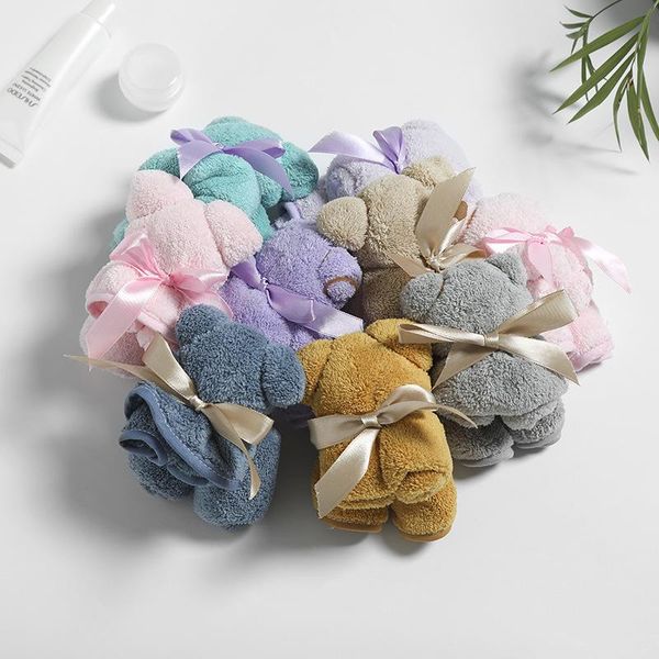

towel towels bathroom home textile women robes shower 80x36cm coral velvet hair face bath for adults