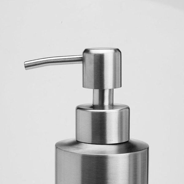 

liquid soap dispenser manual stainless steel hand metal pump lotion bottle disinfectant x37b