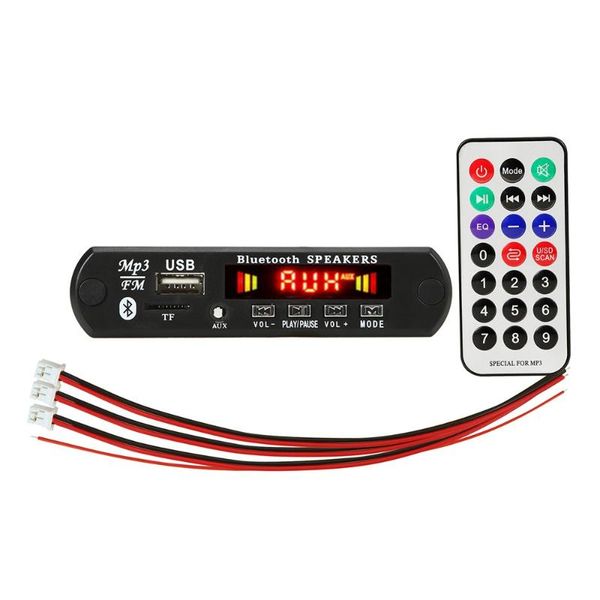 

& mp4 players 6w mp3 player decoder board bluetooth car fm radio wma wav lossless module tf usb aux recorders hands-free