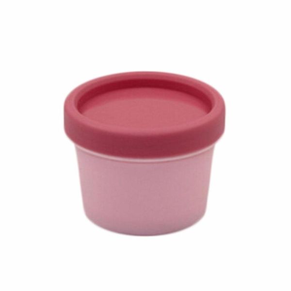 

2pcs 50g kawaii candy color empty cosmetic sample contrainer jars refillable bottle plastic jar pot storage bottles &