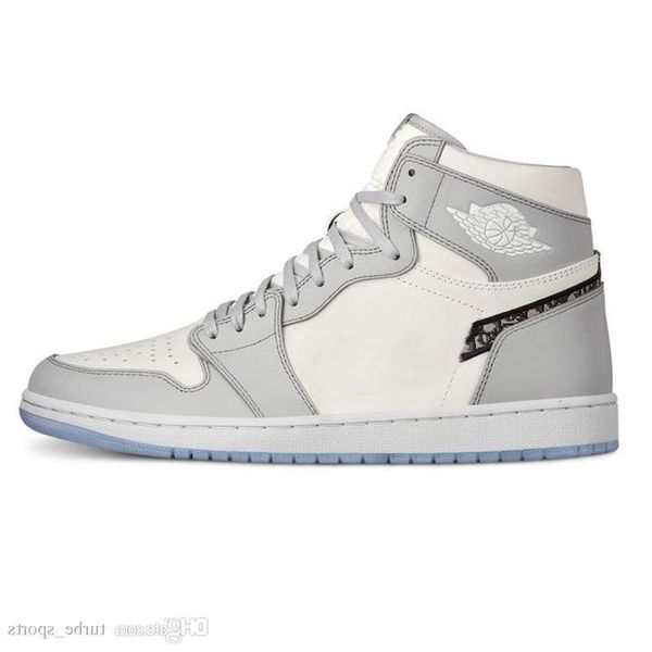 

d x 1 high og 1s basketball shoes mens womens wolf gray sports sneakers