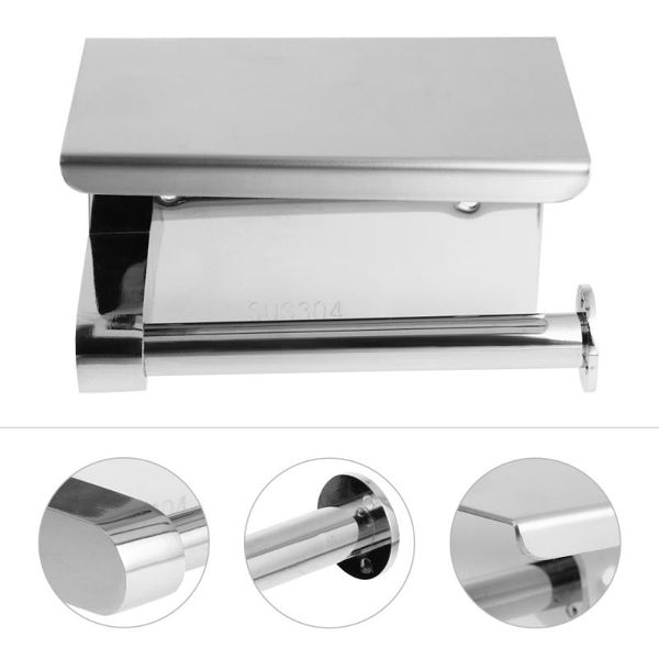 

toilet paper holders 1pc multi-purpose roll rack bathroom thickened phone stand