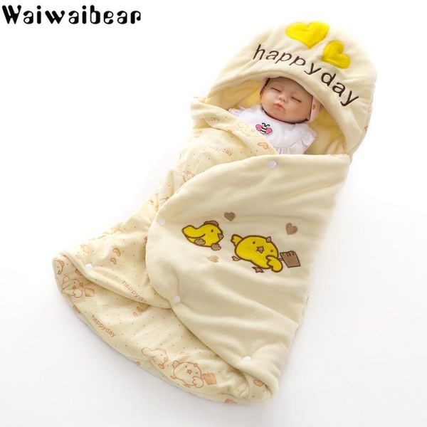 

sleping bag baby pajamas cartoon babies blanket hooded bathrobe warm swaddling wrap stroller sleep sack sleeping winter bags
