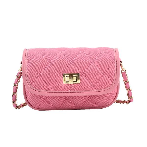 

evening bags ladies rhombic chain shoulder bag 2021 fashion single messenger female pure color mobile phone