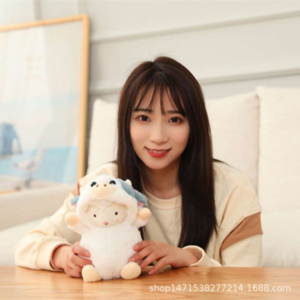 

style lamb, doll, stuffed children's day gift., Blue