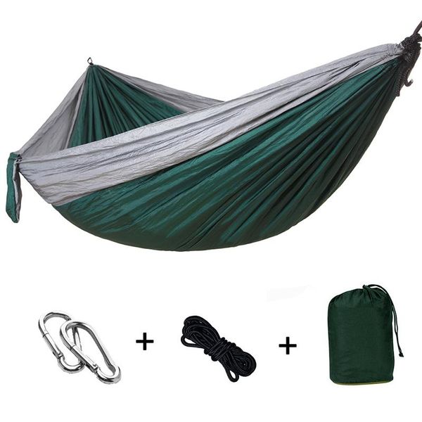 

hammocks portable single double leisure hammock camping hunting outdoor furniture student dormitory soft bed swing picnic mat