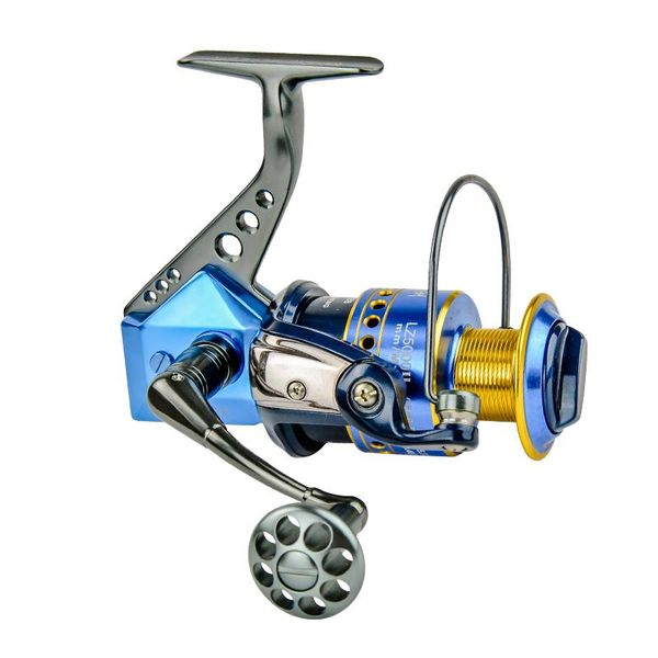 

spinning fishing reel 8kg max drag 1000-7000s 5.1:1 4.9:1 gear ratio for bass coil carretilha de pesca baitcasting reels