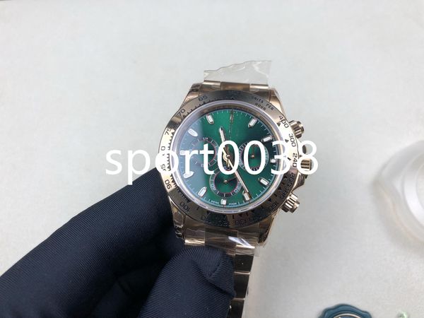 

factory quality watch st9 steel yellow gold 116508 116500 40mm automatic 3866 mechanical movement sapphire glass ceramic bezel mens silve, Slivery;brown