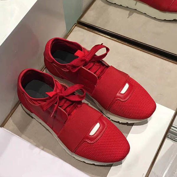 

dress shoes with box sneaker nude blue black red white race runner casual shoe woman fashion low cut lace up mesh tra