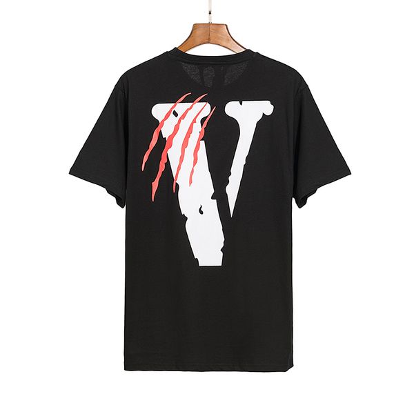 

t shirt v street fashion short panther print couple t-shirt men's and women's same high street loose round neck half sleeve, White;black