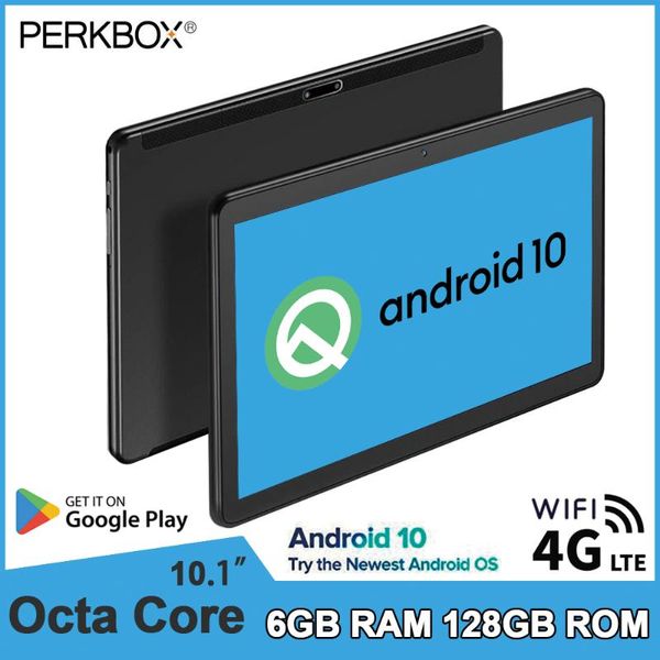 

tablet pc 2022 generation 10 inch adnroid 10.0 octa core cpu 6gb ram 128gb rom dual 4g lte network 6000mah battery gps pad type c