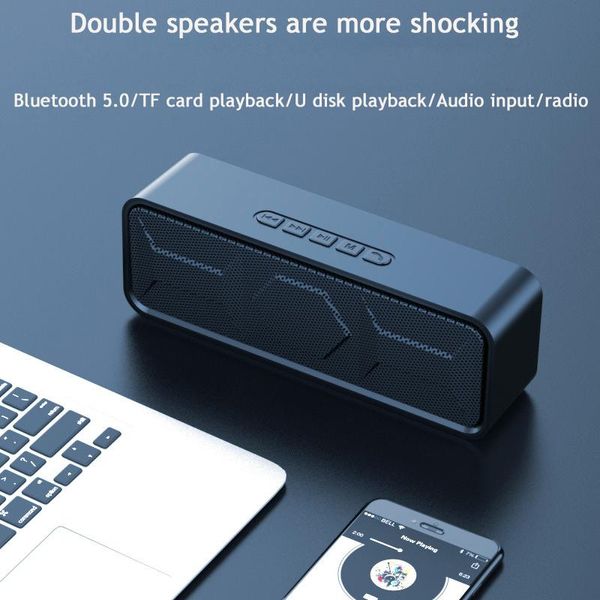 Портативные динамики Жилой звук Blutooth-динамик беспроводной динамики Speakersoundbar Box Audio Center Музыкальные плееры мощные усилиются