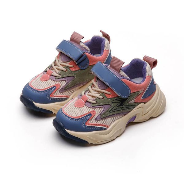 

children athletic kids shoes boys sneakers girls footwear spring autumn childrens moccasins soft running sports shoe casual b7728, Black