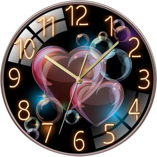 

wall clock creative fashionable personalized quiet child bedroom living room home decoration 2021 g095 clocks
