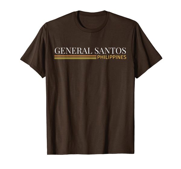 

general santos philippines t-shirt, White;black