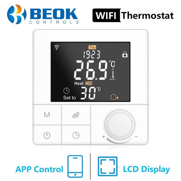 

smart home control beok 220v wifi heating thermostat for water electric floor warm temperature regulator