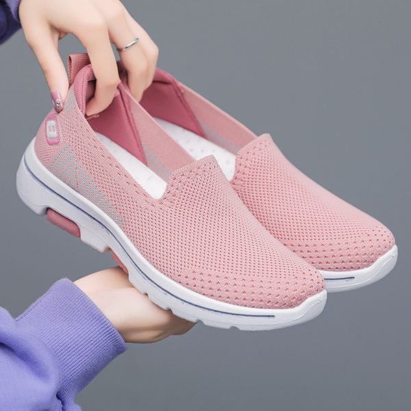 

hbp classic slip-on breathable shoes women fashion shoe ladies size 35-40 avd, Black