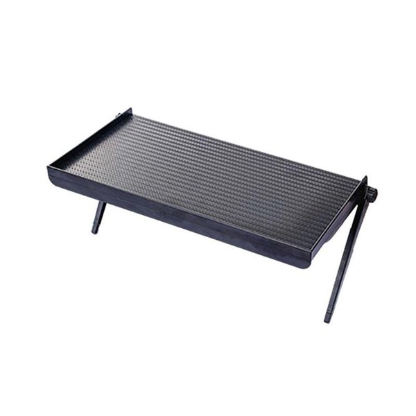 

hooks & rails multifunctional tv screen shelf mounting storage bracket stand computer monitor plastic rack foldable organizer