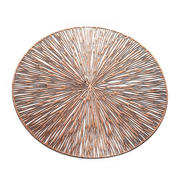 

mats & pads el restaurant round table mat pvc placemat nordic anti-scalding 38cm home kitchen dinner