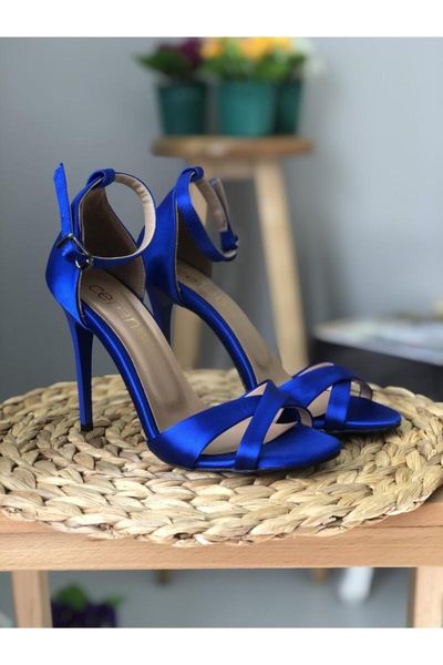 

high-heeled sandals, Black