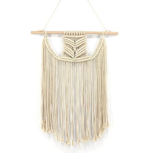 

tapestries macrame wall hanging tapestry decor boho chic bohemian woven home decoration 40 x 63cm