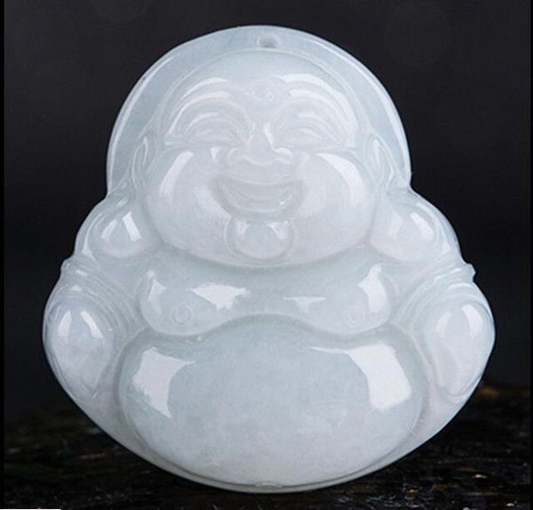 

pendant necklaces fine smooth green icy buddha jewelry " grade, Silver