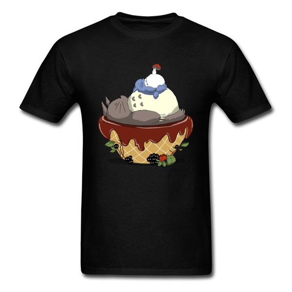 

ccccsportlazy totoro anime japan tshirt oversized brand casual tees spirited dessert meat t-shirt for men funny t shirts cotton, Black;yellow