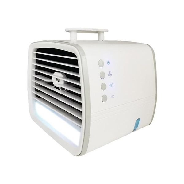 

smart home control portable air conditioner mini fan quiet usb cooler for room cooling deskspray humidifier with night light