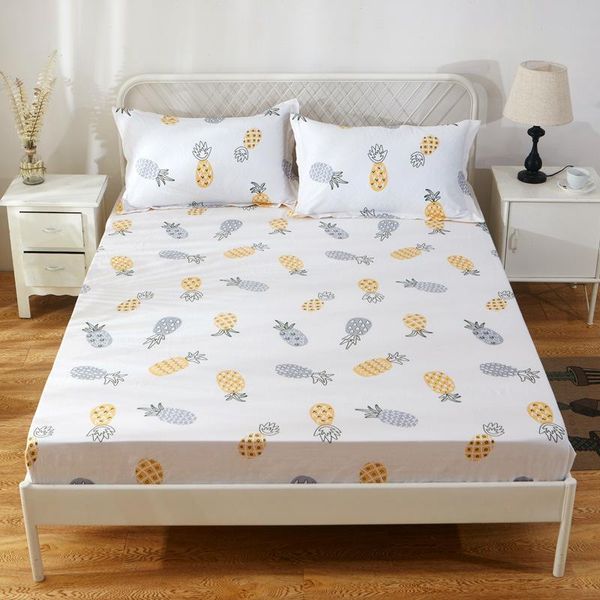 

sheets & sets printed fitted sheet for single double bed kids adults 100% cotton (no case) xf772-25