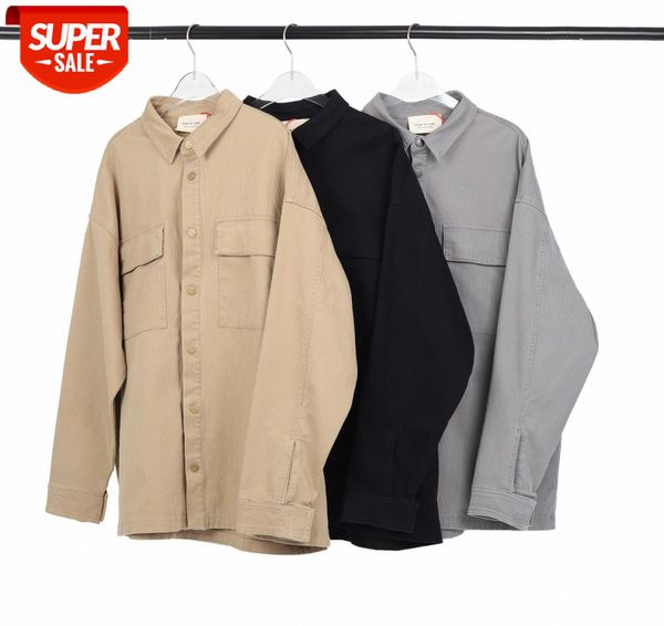 

6th price main line wash water mill old tooling shirt loose men's and women's jackets #bn7j, White;black