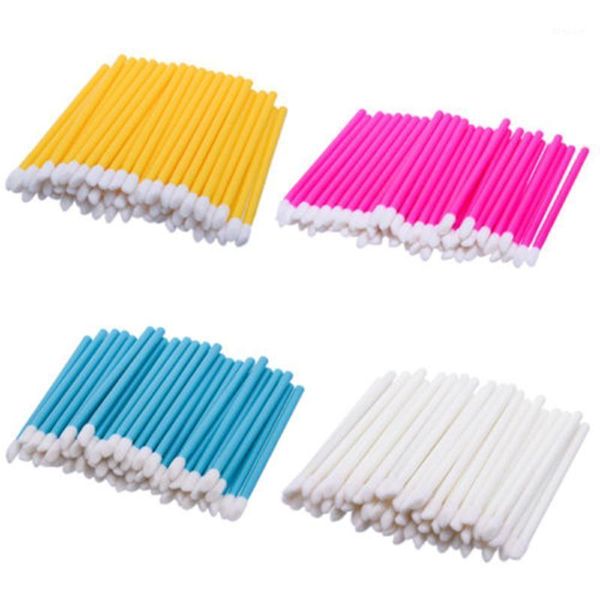 

pcs/bag gloss wand lipstick lip brush disposable applicator cosmetic brushes makeup tools1