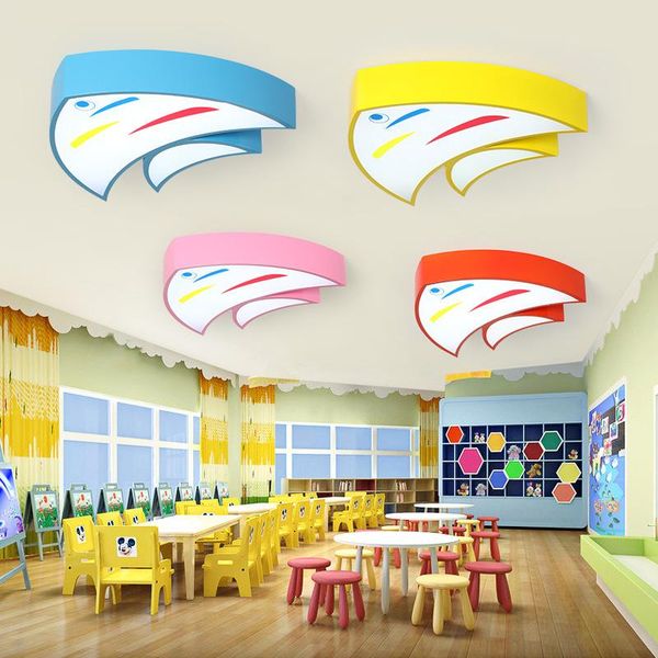 

ceiling lights modern intelligence children's eye protection lamp indoor lighting led light 110v 220v kindergarten room