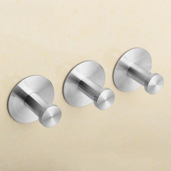 

robe hooks silver bathroom hook wall mount stainless steel towel useful strong coat bathrobe hanger removable shower and kitchen