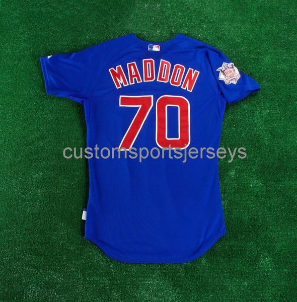 

men women youth embroidery joe maddon blue cool base jersey all sizes, Black