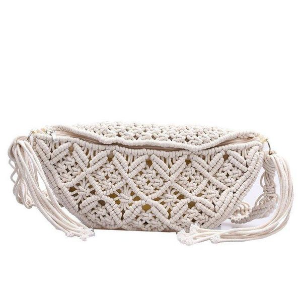 

female bohemian summer braid fanny pack teenager fashion beach crochet gypsy tribal aztec ibiza ethnic waist bum belt bags